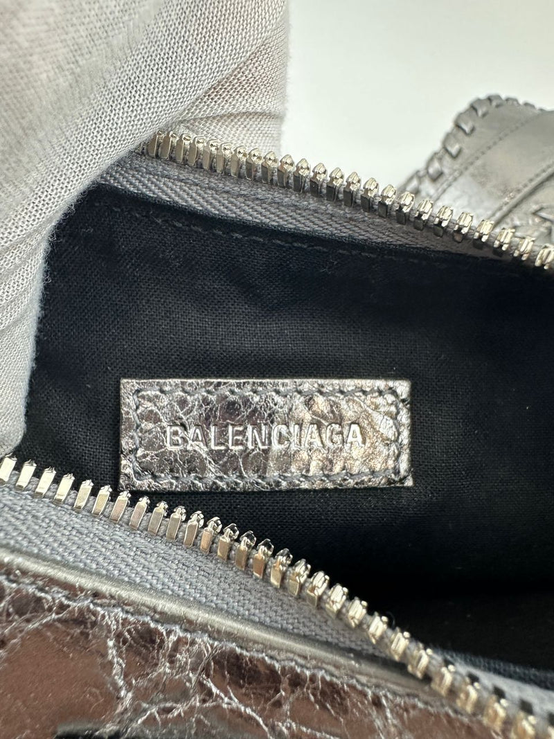 Le Cagole XS Silver Shoulder Bag