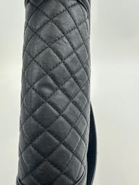 Boy Old Medium Paris-Dallas Black Calfskin Flap Bag RHW