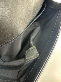 Boy Old Medium Paris-Dallas Black Calfskin Flap Bag RHW