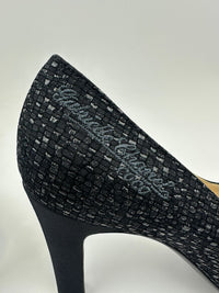Gabrielle Coco Chanel Black Tweed Pumps Size 38.5