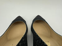 Gabrielle Coco Chanel Black Tweed Pumps Size 38.5