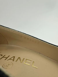 Gabrielle Coco Chanel Black Tweed Pumps Size 38.5