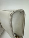 Small Kate White Grain De Poudre Embossed Leather GHW