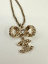 B15 Ribbon Pave Necklace