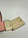 GG Beige Canvas / Pink Reversible Belt GHW Size 80 / 32