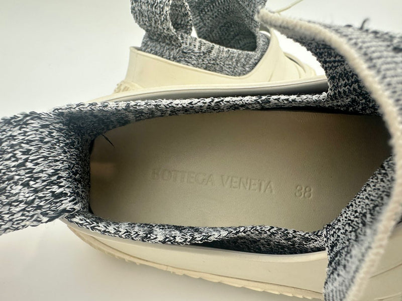 Climber Tech Knit Rubber White Sneaker Size 38