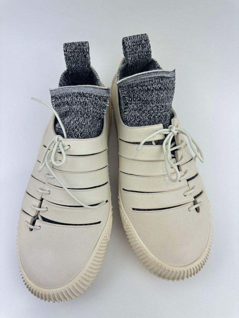 Climber Tech Knit Rubber White Sneaker Size 38