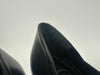 Toy Wood Heel Black Leather Pumps Size 38
