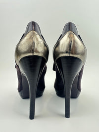 Suede Purple Heels Size 8B