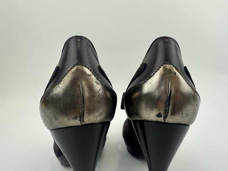 Suede Purple Heels Size 8B