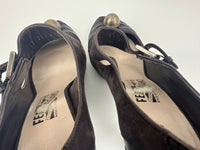 Suede Purple Heels Size 8B