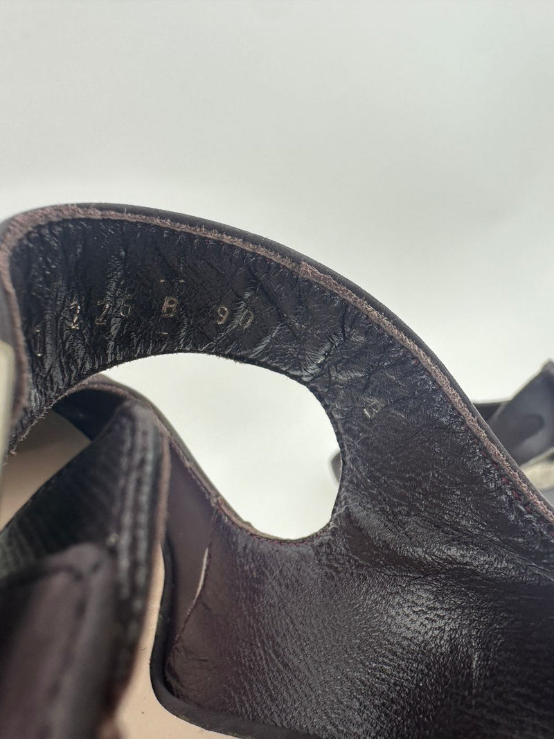 Suede Purple Heels Size 8B