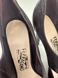 Suede Purple Heels Size 8B