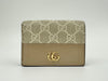 GG Marmont Small Bi-color Beige / White Supreme Wallet