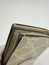 GG Marmont Small Bi-color Beige / White Supreme Wallet