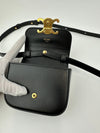 Mini Claude Crossbody Bag Black Shiny Calfskin Leather