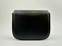 Mini Claude Crossbody Bag Black Shiny Calfskin Leather