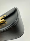 Mini Claude Crossbody Bag Black Shiny Calfskin Leather