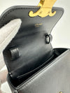 Mini Claude Crossbody Bag Black Shiny Calfskin Leather
