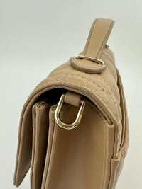My Dior Top Handle Biscuit Cannage Lambskin Leather Bag