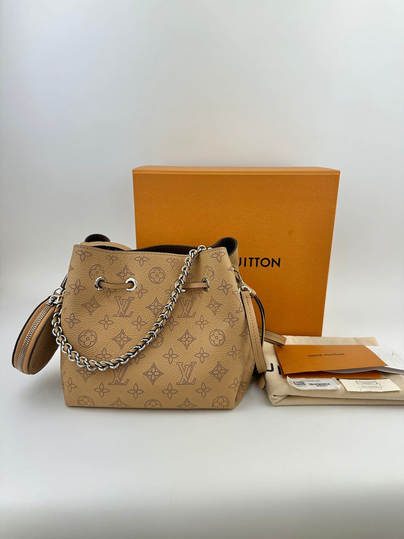 M59369 Bella Mahina Galet Calfskin Leather Bucket Bag (RFID)