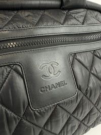 Coco Cocoon Mark Black Nylon Tote Bag