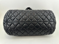 Coco Cocoon Mark Black Nylon Tote Bag