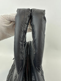 Coco Cocoon Mark Black Nylon Tote Bag