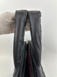 Coco Cocoon Mark Black Nylon Tote Bag