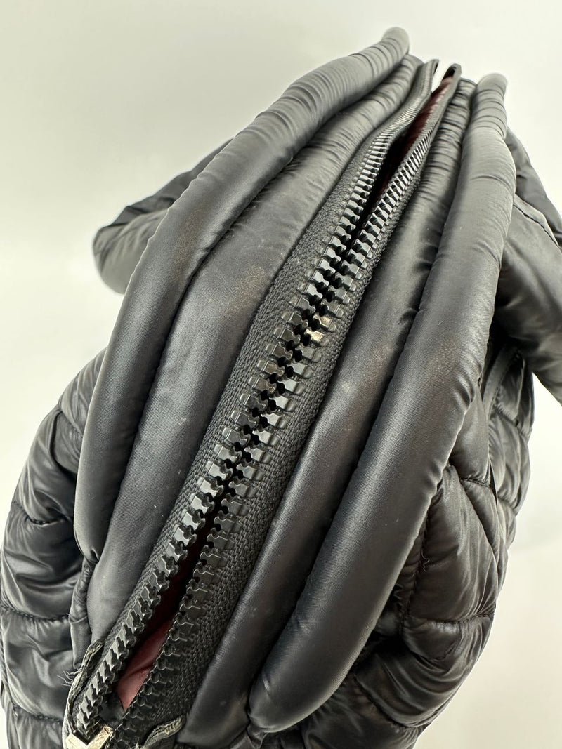 Coco Cocoon Mark Black Nylon Tote Bag