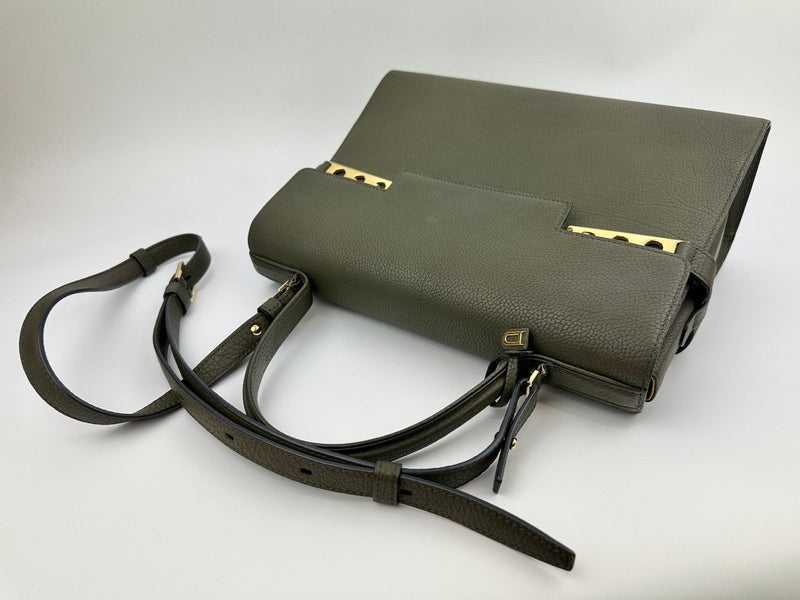 Tempete GM Crispy Calfskin Taupe Bag