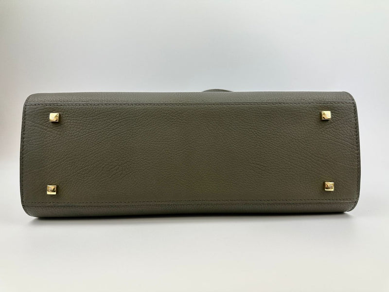 Tempete GM Crispy Calfskin Taupe Bag