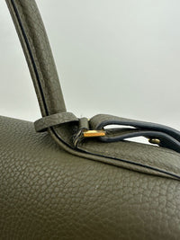 Tempete GM Crispy Calfskin Taupe Bag