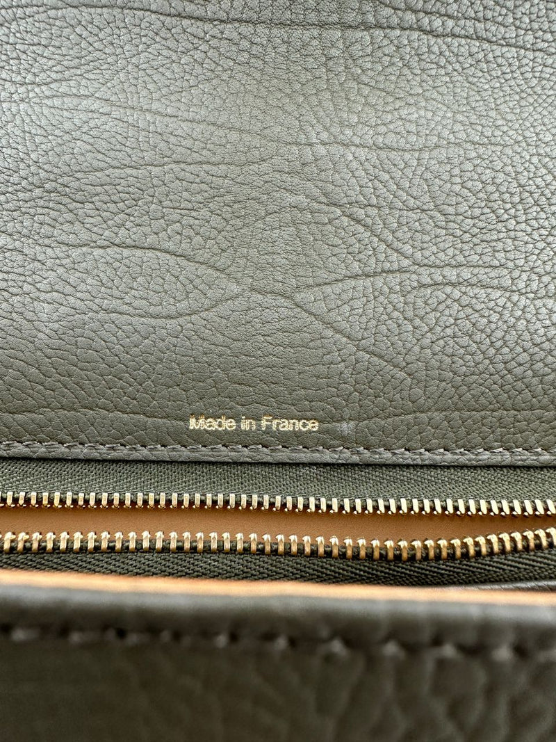 Tempete GM Crispy Calfskin Taupe Bag