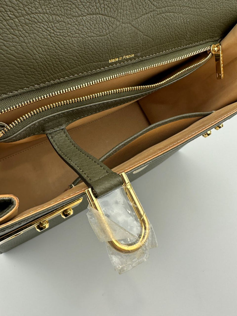 Tempete GM Crispy Calfskin Taupe Bag