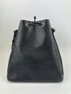 Vintage Petite Noe Black Epi Leather Bucket Bag