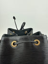 Vintage Petite Noe Black Epi Leather Bucket Bag