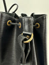 Vintage Petite Noe Black Epi Leather Bucket Bag