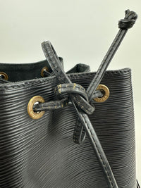 Vintage Petite Noe Black Epi Leather Bucket Bag