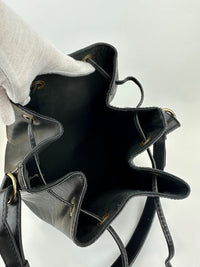 Vintage Petite Noe Black Epi Leather Bucket Bag