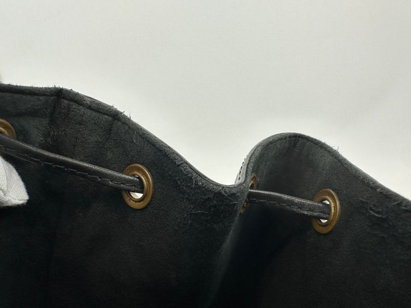 Vintage Petite Noe Black Epi Leather Bucket Bag