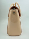 Small La Medusa Pastel Pink Patent Top Handle Bag