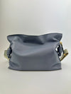 Medium Flamenco Clutch Bag Blue