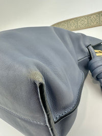 Medium Flamenco Clutch Bag Blue