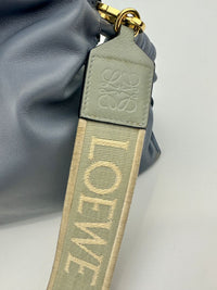 Medium Flamenco Clutch Bag Blue