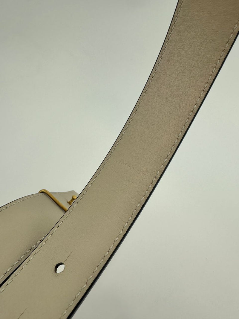 Reversible Anagram Belt in Supple Grained Calfskin - Glampot