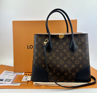 Flandrin Black Monogram Canvas Bag - Glampot