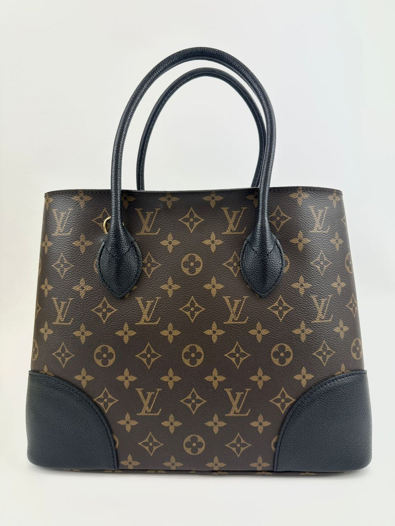 Flandrin Black Monogram Canvas Bag - Glampot