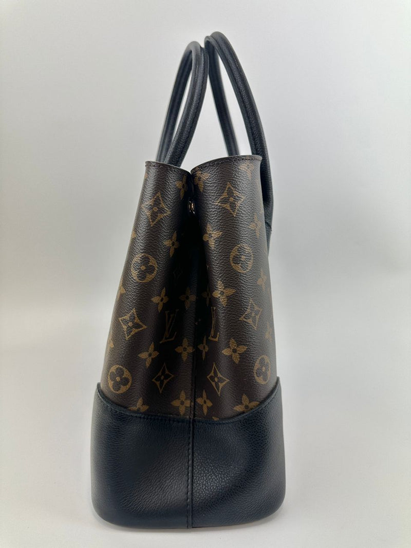 Flandrin Black Monogram Canvas Bag - Glampot