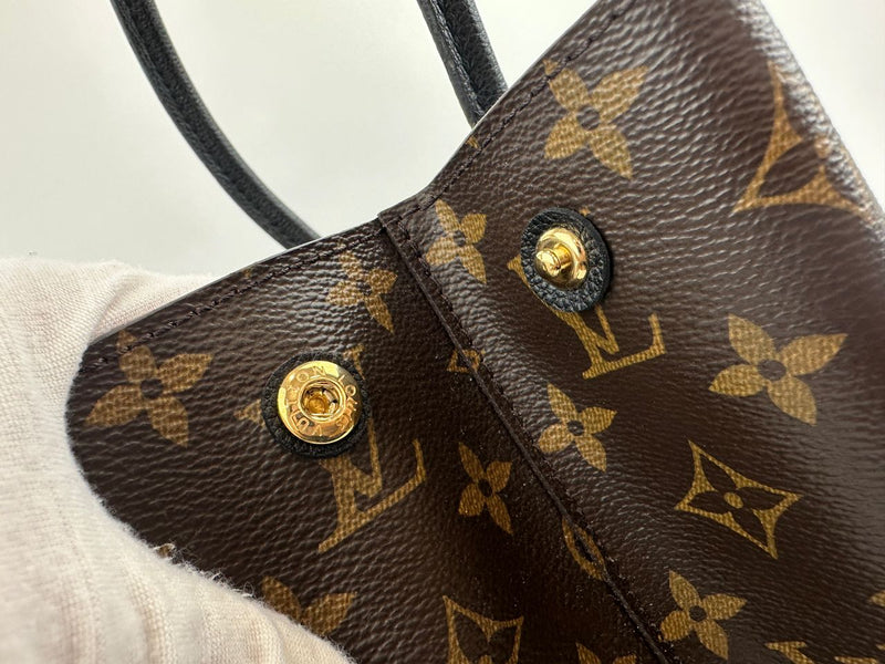 Flandrin Black Monogram Canvas Bag - Glampot